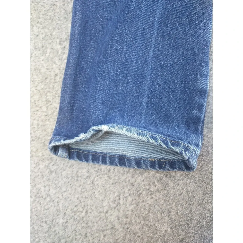 Wrangler Regular Fit Blue Jeans Mens 34x32 Medium Wash Denim 965T1MR Mexico